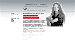 Desktop Screenshot of metteriber.dk